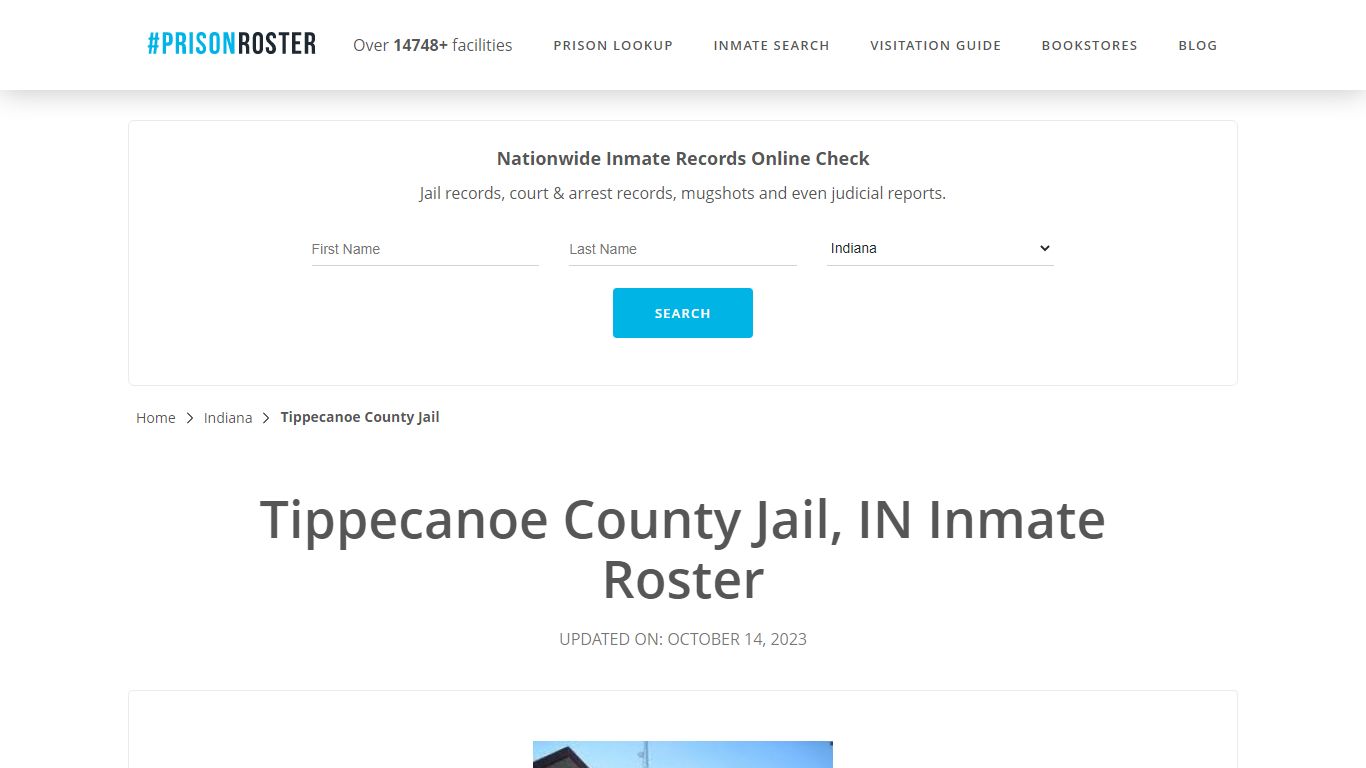 Tippecanoe County Jail, IN Inmate Roster - Prisonroster